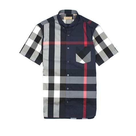 burberry navy blue biford|burberry check shirt.